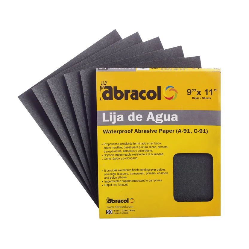 LIJA NEGRA DE AGUA ABRACOL #60 (1028)