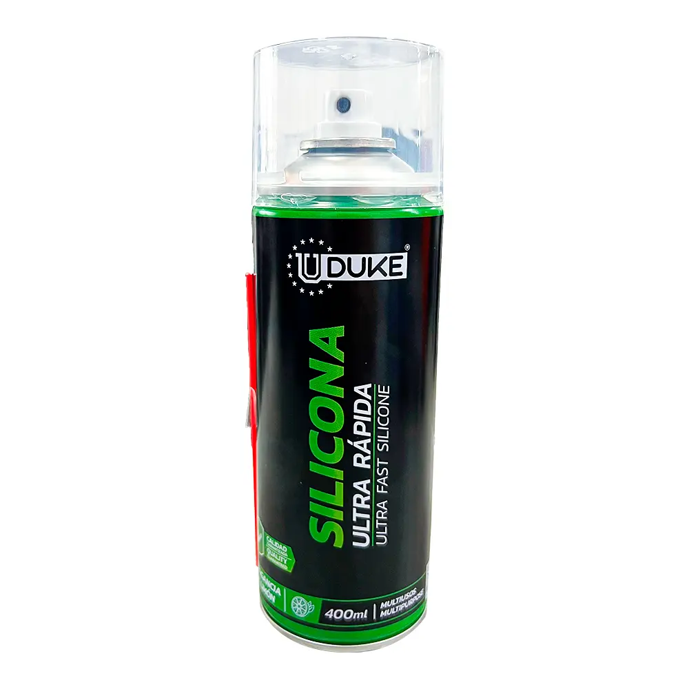 SILICONA EN AEROSOL ULTRA RAPIDA UDUKE CON OLOR LIMON 400 ML (HT40239)