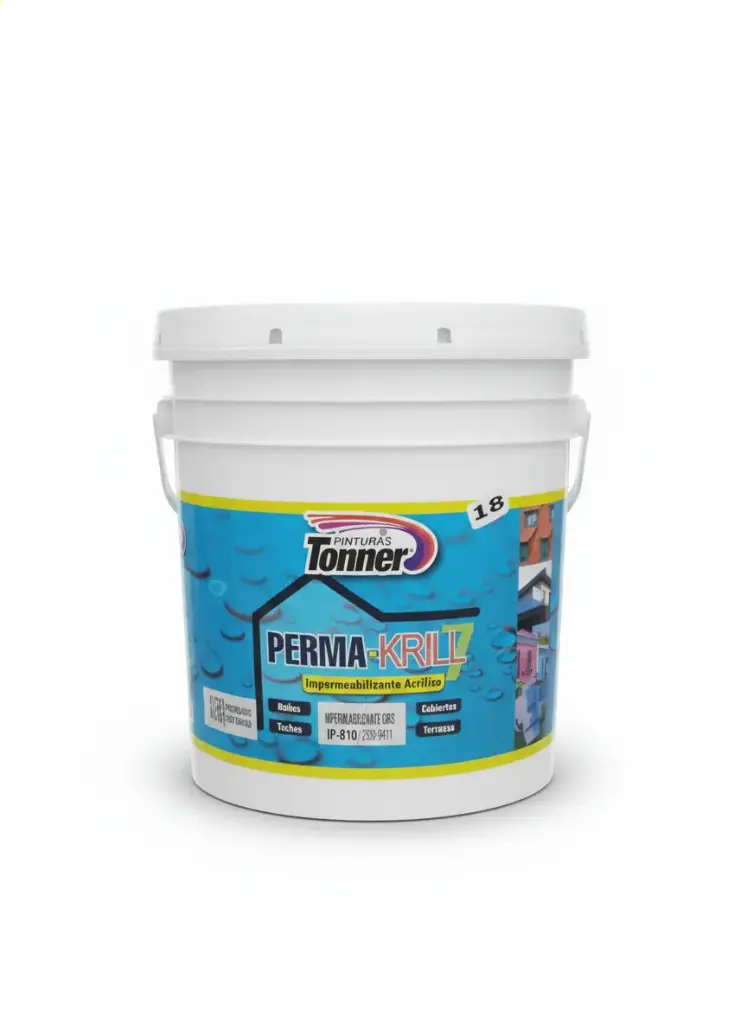 IMPERMEABILIZANTE ACRILICO BASE AGUA GRIS CUÑETE TONNER
