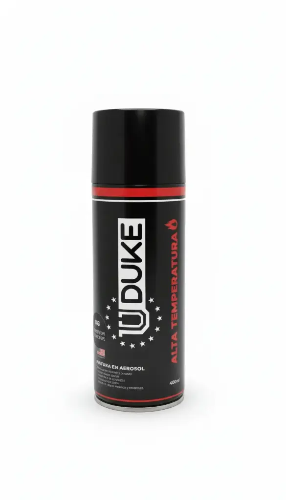 AEROSOL UDUKE ALTA TEMPERATURA NEGRO BRILLANTE 400 ML (503)(HT40231)