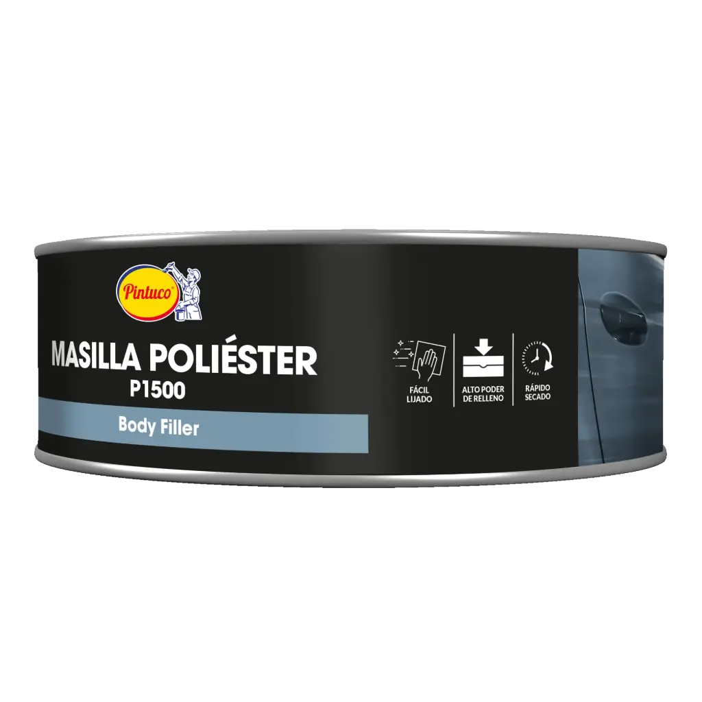 MASILLA POLIESTER P1500  PINTUCO 750 GRAMOS 1/4 GALON (10381821) (5899562)