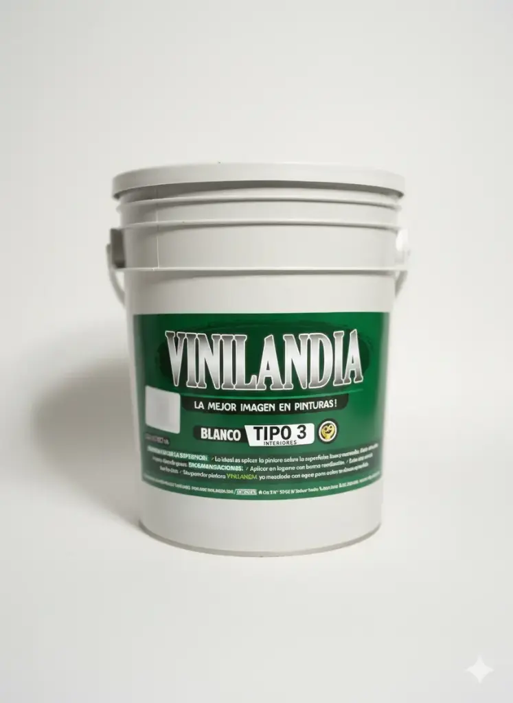 VINILO TIPO 3 BLANCO CUBETA VINILANDIA