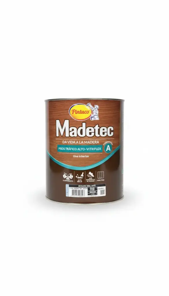 MADETEC PISOS TRAFICO ALTO BRILLANTE INCOLORO COMP A 1550 PINTUCO GALON (10014469)