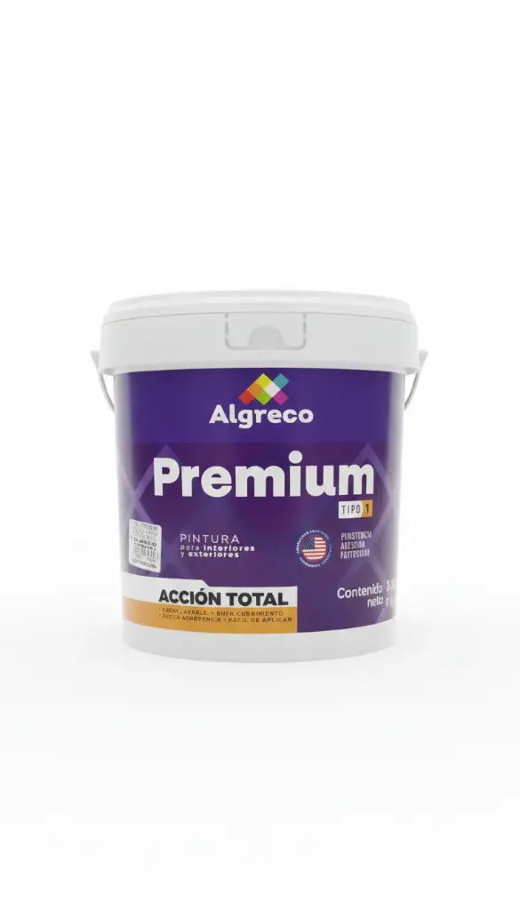 VINILO PREMIUM E/I ACCION TOTAL TIPO 1 BLANCO ALGRECO GALON (99400101)
