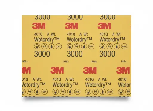 [67607] LIJA DE AGUA AMARILLA 3M #3000