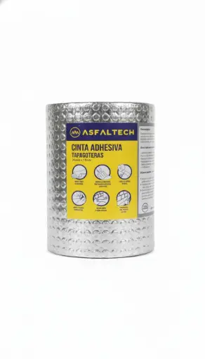 [CA002] CINTA TAPAGOTERAS ADHESIVA ASFALTECH 20x10M