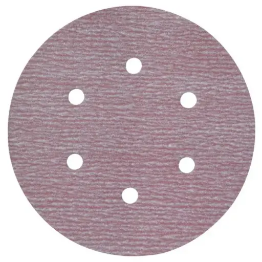 [5539520319] DISCO ORBITAL VELCRO PREMIER RED 6"X6 HUECOS #800 CARBORUNDUM