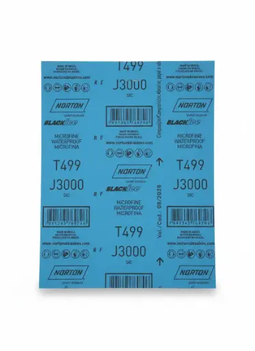 [66254422411] LIJA AZUL MICROFINA 230X280 #3000 (66254422411) NORTON