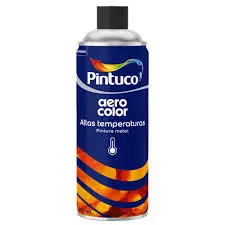 [7702158782608] AEROCOLOR ALTAS TEMPERATURAS NEGRO MATE PINTUCO 300ML (10283234) (5893697)
