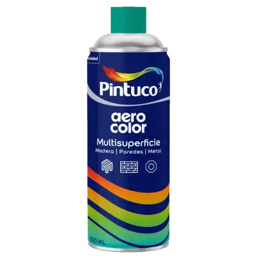 [7702158782168] AEROCOLOR MULTISUPERFICIE ALUMINIO BRILLANTE PINTUCO 300ML (10283190)