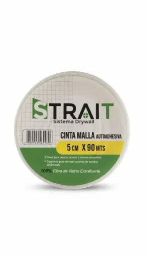 [7709943469969] CINTA MALLA FIBRA DE VIDRIO 5CMX90M STRAIT