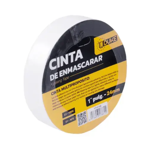[6973653178614] CINTA ENMASCARAR 1" X 23 YRDS 21M UDUKE (HT40186)