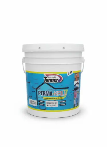 [IP-810-Ñ] IMPERMEABILIZANTE ACRILICO BASE AGUA GRIS CUÑETE TONNER
