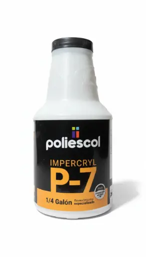 [330305] IMPERMEABILIZANTE IMPERCRYL P-7 BLANCO POLIESCOL 1/4 GALON