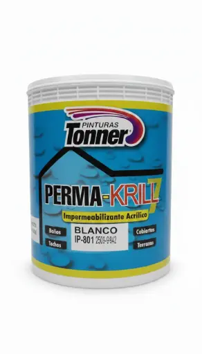 [IP-801-GP] IMPERMEABILIZANTE ACRILICO BASE AGUA BLANCO TONNER GALON